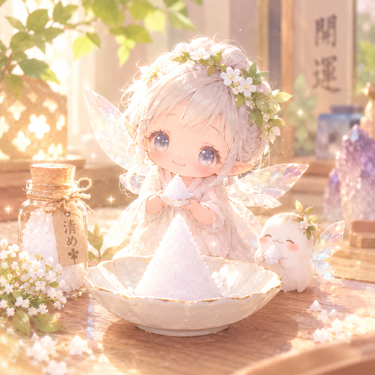 盛り塩で空間を整える♡ 今の自分に必要なものを見つめてみませんか?♡